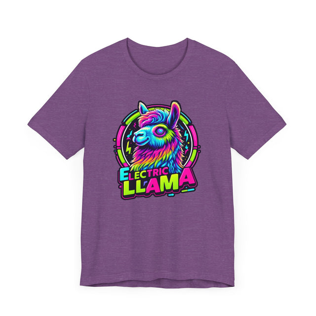 Neon Electric Llama T-shirt, Llama Tee