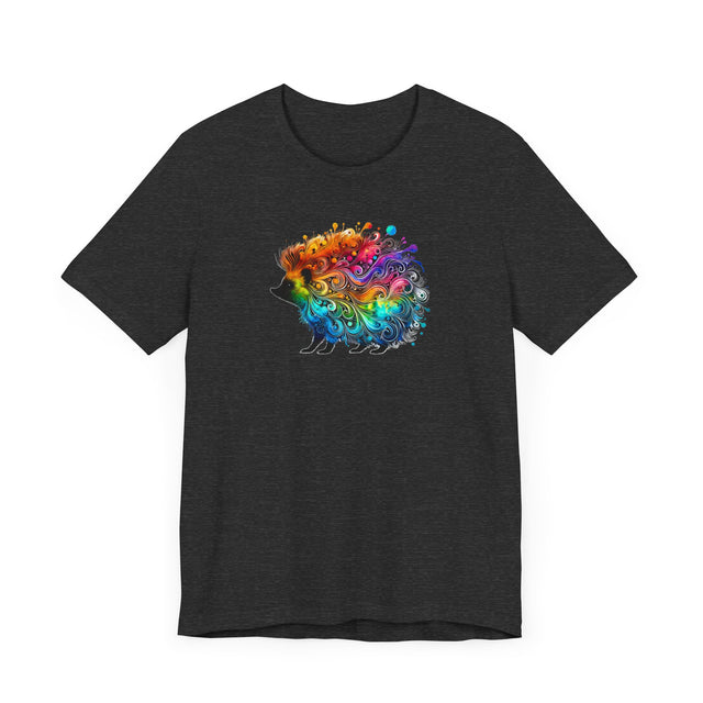 Rainbow Hedgehog Alcohol Ink T-shirt, Hedgie Lover,Pride Shirt,Animal Lover T shirt, LGBTQ+, BGLT