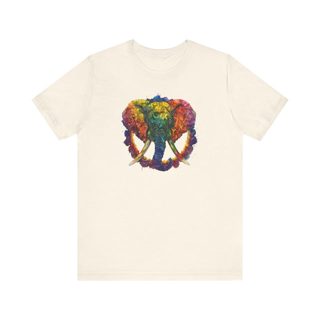 Rainbow Elephant Peace Mandala T-shirt,Pride Shirt,Elephant Lover Top,Rainbow Animals,LGBTQ+ Tee,Queer,Gay,Lesbian,Bisexual,Trans,BGLT,LBGT