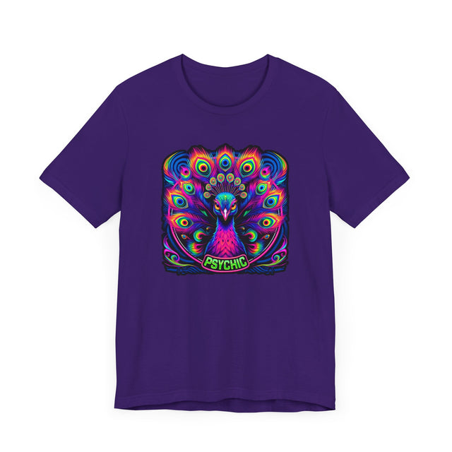 Psychic Peacock T-shirt, Peacock Tee, Bird Lover