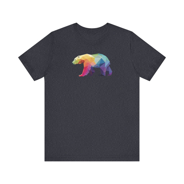 Rainbow Polar Bear T-shirt,Pride Shirt, Pride Parade Top, Rainbow Animals,LGBTQ+ Tee, Nonbinary, Gay, Lesbian, Bisexual, Trans, BGLT, LBGT, Enby, Pansexual
