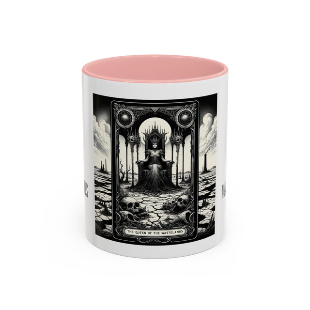 Queen of the Wastelands,Tarot card mug,Mothers Day Gift,Goth gift,Witchy cup,Mystical Cards,Goth Mom Gift,Gothic Art Gift,Sci-fi mug