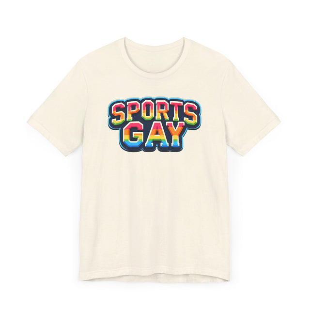 Sports Gay T-shirt, Pride Shirt, Rainbow Sports T-shirt