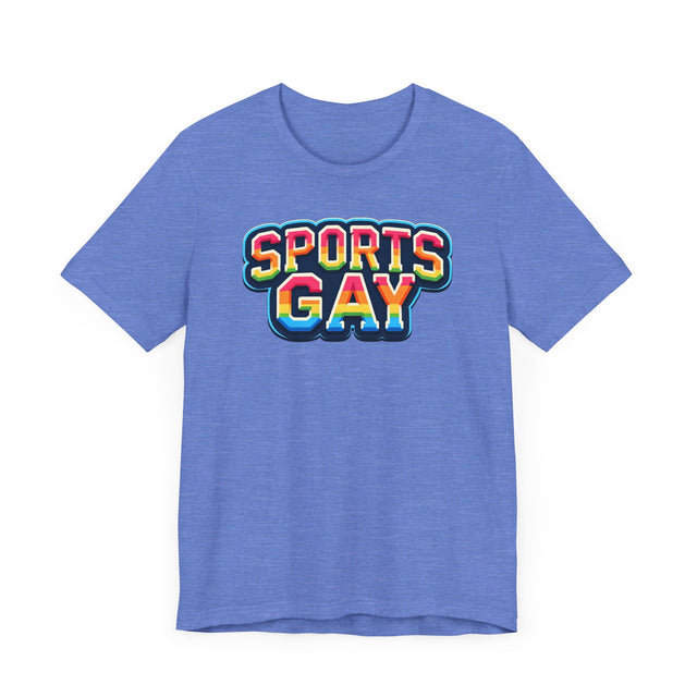 Sports Gay T-shirt, Pride Shirt, Rainbow Sports T-shirt