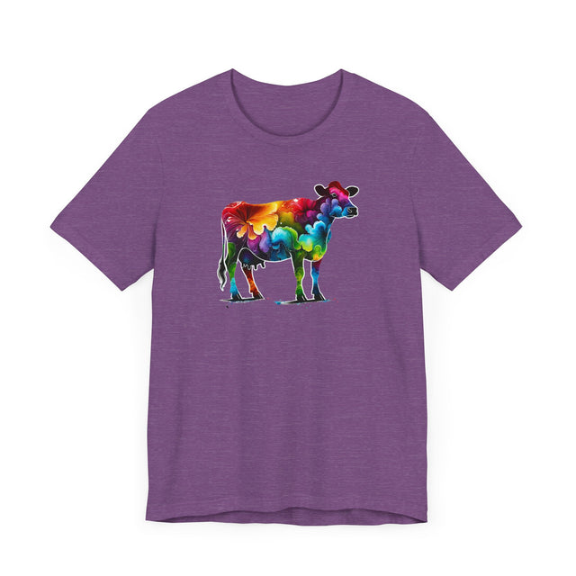 Rainbow Holstein Cow,Cow lover,Cattle tee,Bovine shirt,Pride Shirt,Rainbow,Pride Parade T shirt,LGBTQ+ Ally Tee