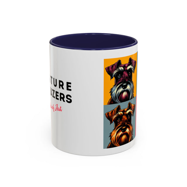 Brown Miniature Schnauzer Coffee Cup