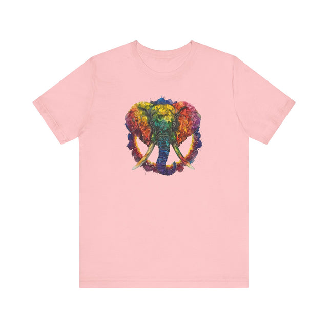 Rainbow Elephant Peace Mandala T-shirt,Pride Shirt,Elephant Lover Top,Rainbow Animals,LGBTQ+ Tee,Queer,Gay,Lesbian,Bisexual,Trans,BGLT,LBGT