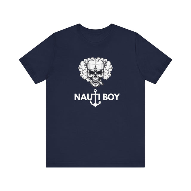 Nauti Boy Tshirt, Nautical Tshirt, Boating Tshirt-Captain Tshirt, Pirate Tshirt, Rebel Tshirt, Father's Day gift, Cigar Tshirt, Skull Tshirt