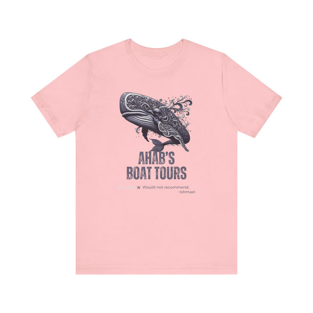 Ahab's Boat Tours, Witty Tshirt, Whale Shirt, Book lover tshirt, Herman Melville Tshirt