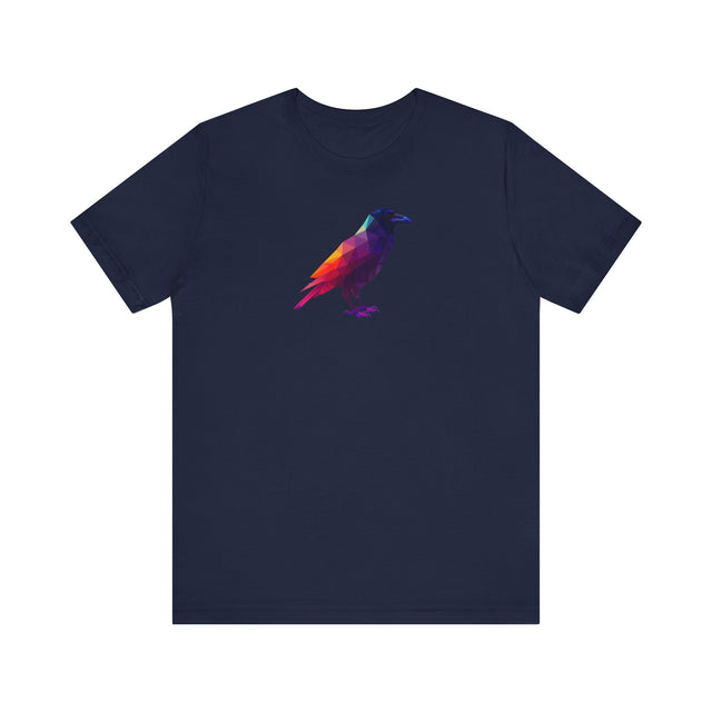 Rainbow Raven T-shirt,Pride Shirt, Bird Lover Top, Rainbow Animals,LGBTQ+ Tee