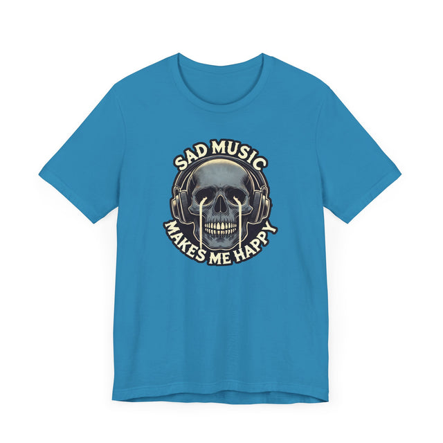 Sad Music Makes Me Happy T-shirt, Music Lover Shirt