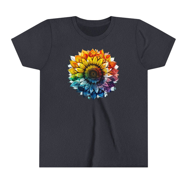 Rainbow Sunflower T-shirt, Youth Size
