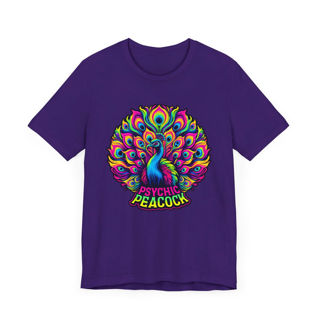 Psychic Peacock T-shirt, Peacock Tee, Bird Lover