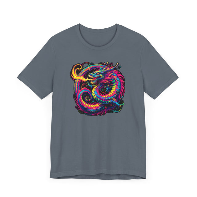 Psychedelic Asian Dragon T-shirt, Dragon Tee