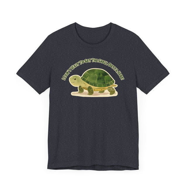 Introvert tee, Cute Turtle Tshirt