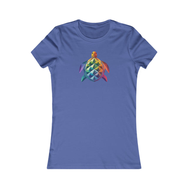 Geometric Rainbow Sea Turtle T-shirt, Pride Shirt, LBGT, Sea Turtle T shirt, LGBTQ+, BGLT, Ocean,Women's Favorite Tee