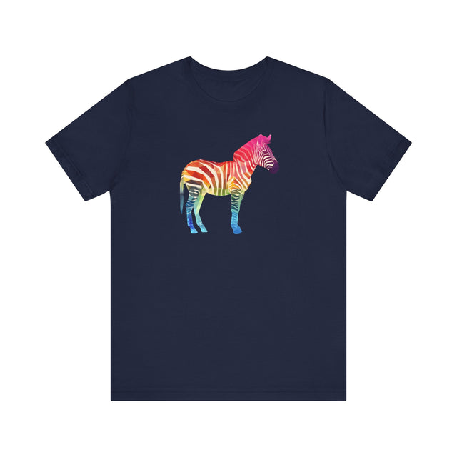 Rainbow Zebra T-shirt,Pride Shirt,Pride Parade Top,Rainbow Animals,LGBTQ+ Tee,Nonbinary, Gay,Lesbian,Bisexual,Trans,BGLT,Enby,Pansexual