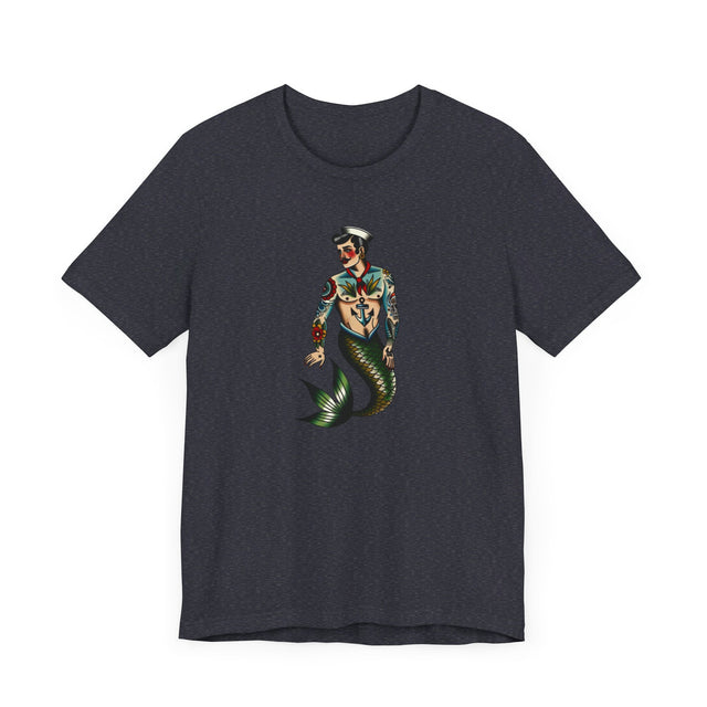 Merman Sailor T-shirt, Sailor shirt, Flash Tattoo Style