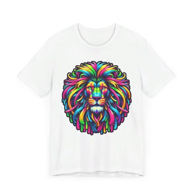 Neon Lion T-shirt, Lion Tee, Big Cat Lover