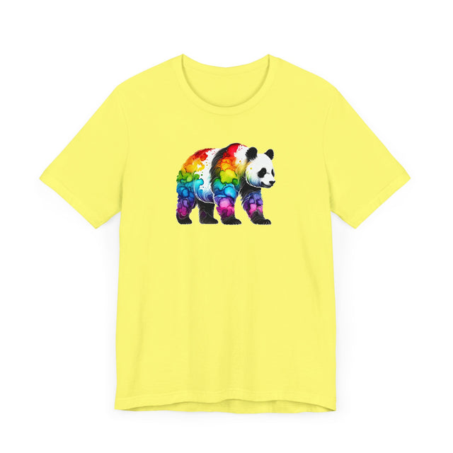 Rainbow Panda Bear Alcohol Ink T-shirt, Pride Shirt,Animal Lover T shirt, LGBTQ+, BGLT, Big Bear