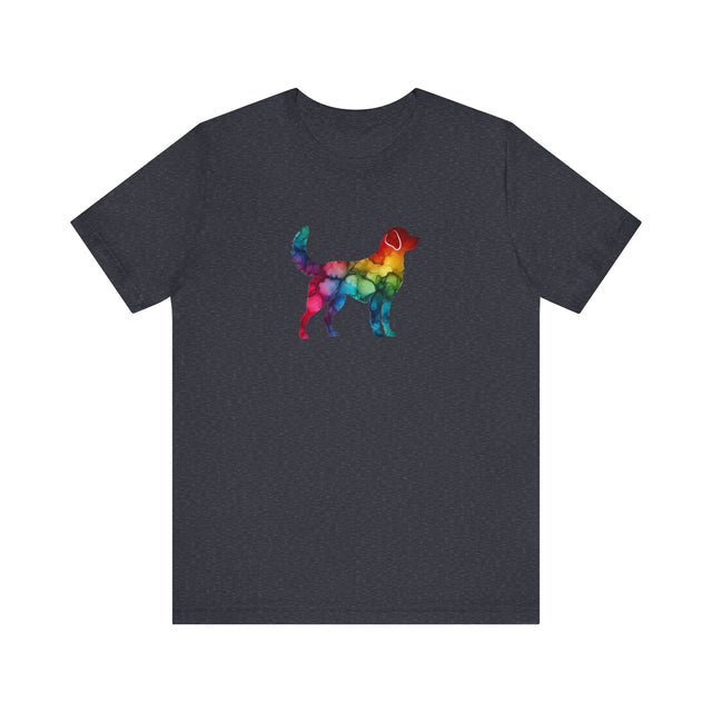 Rainbow Labrador Retriever T-shirt,Pride Shirt,Dog Lover Top,Rainbow Animals,LGBTQ+ Tee, Lab Owner