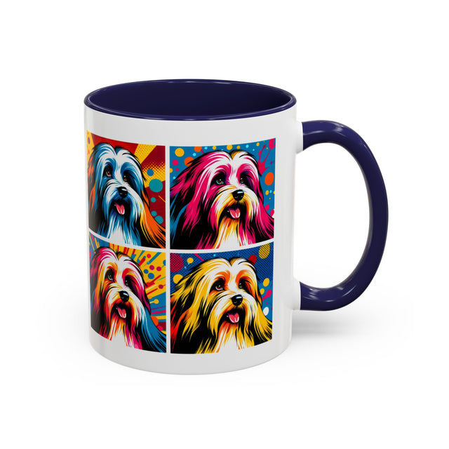 Havanese Coffee Cup,4-Panel Pop Art Mug,Havanese Lover,Hav Mom,Hav Dad,Dog Lover Gift,Havanese Gift