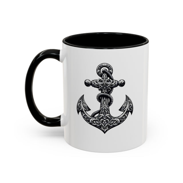 Anchor Mug, Ocean Gift, Boating Gift, Coastal Living, Sea Gift, Coastal gift, Coastal Decor, Nautical Mug, Nautical Gift, Sailing gift