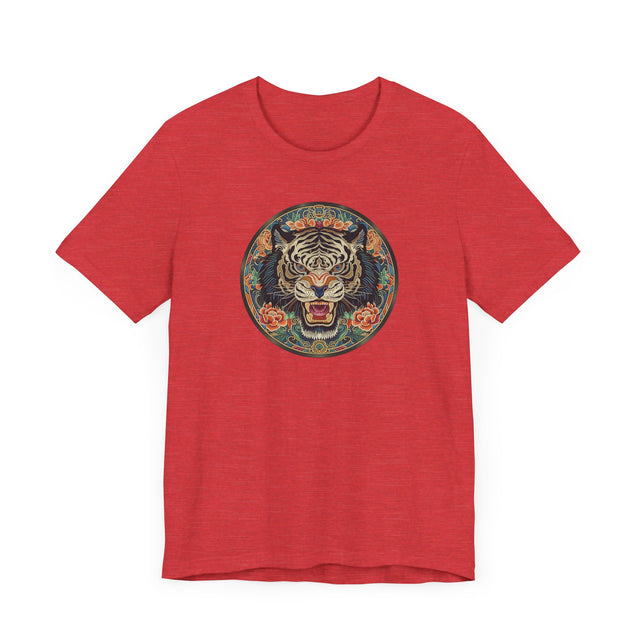 Black Tiger Mandala T-shirt,Tiger Lover Top,Big Cat Lover