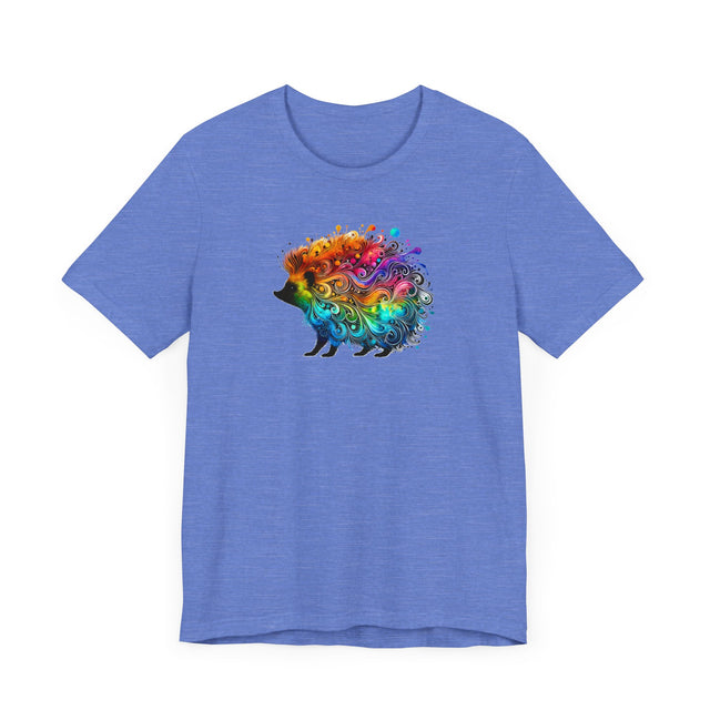 Rainbow Hedgehog Alcohol Ink T-shirt, Hedgie Lover,Pride Shirt,Animal Lover T shirt, LGBTQ+, BGLT