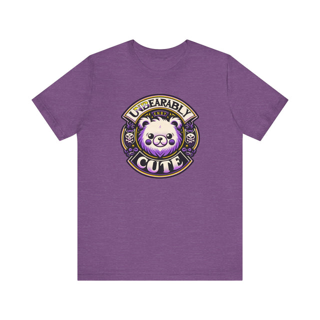 Unbearably Cute Nonbinary T-shirt,NonBinary Pride Shirt, Non-Binary Top, ENBY shirt, LGBTQ+ Tee