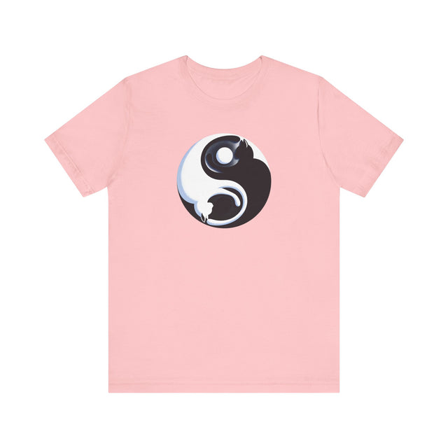 Yin Yang Cat shirt, Spiritual, Meditation, Black & White Cats, Cute Cat Top, Cat Lover Tee, Cat Owner gift, Cat Mom Gift, Cat Dad, Vet Gift