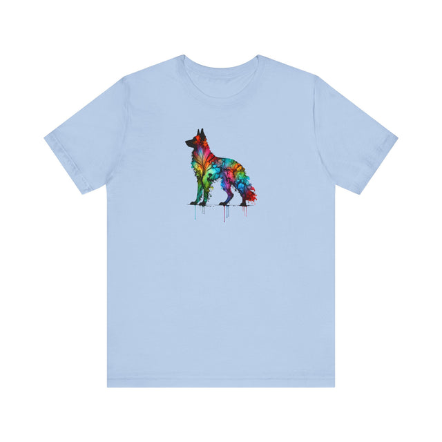 Rainbow German Shepherd Dog T-shirt,Pride Shirt,Dog Lover Top,Rainbow Animals,LGBTQ+ Tee,Frenchie Owner