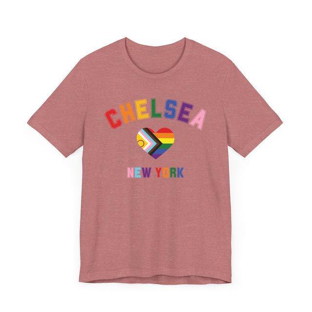 Chelsea NY Tshirt, New York Lover, Chelsea Gift, Gay New Yorker T-shirt, Cute T for her, Cool T for him, NYC Tshirt, Gay New York City Gift