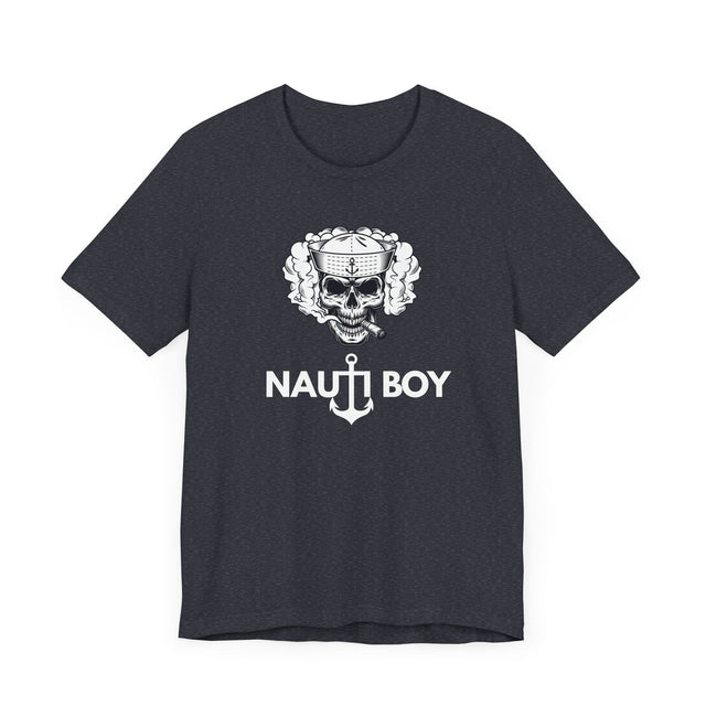 Nauti Boy Tshirt, Nautical Tshirt, Boating Tshirt-Captain Tshirt, Pirate Tshirt, Rebel Tshirt, Father's Day gift, Cigar Tshirt, Skull Tshirt