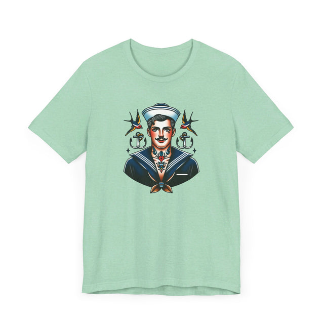 Tattooed Sailor T-shirt, Sailor shirt, Flash Tattoo Style