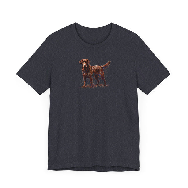 Chocolate Lab Scribble T-shirt, Labrador Retriever Shirt, Dog Lover Tee