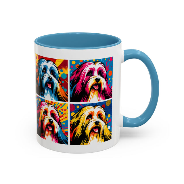 Havanese Coffee Cup,4-Panel Pop Art Mug,Havanese Lover,Hav Mom,Hav Dad,Dog Lover Gift,Havanese Gift