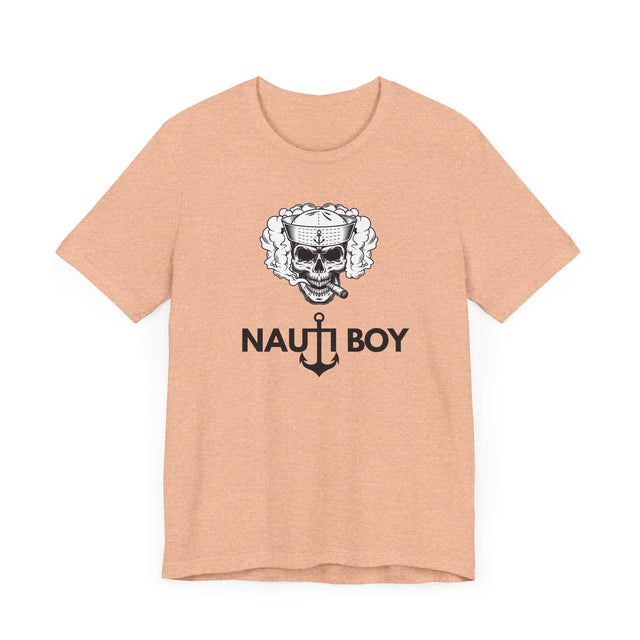 Nauti Boy Tshirt, Nautical Tshirt, Boating Tshirt-Captain Tshirt, Pirate Tshirt, Rebel Tshirt, Father's Day gift, Cigar Tshirt, Skull Tshirt