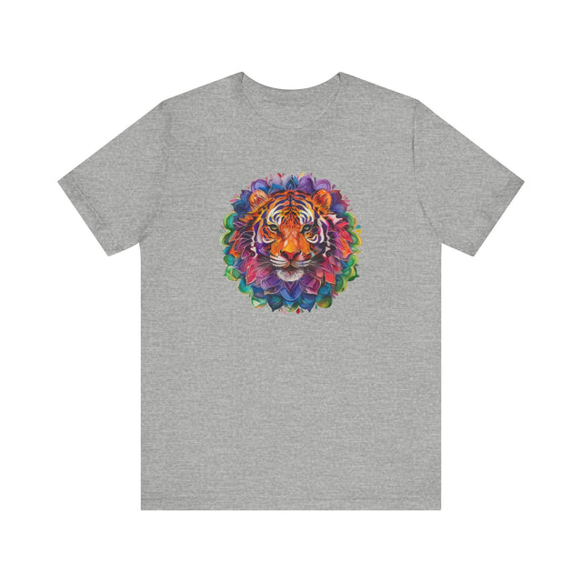 Tiger Rainbow Mandala T-shirt,Pride Shirt,Tiger Lover Top,Rainbow Animals,LGBTQ+ Tee,Queer,Gay,Lesbian,Bisexual,Trans,BGLT,LBGT