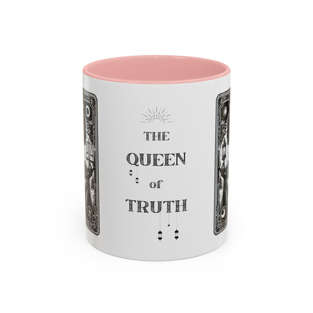 Queen of Truth,Tarot card mug,Mother's Day Gift,Tarot Reader Gift,African Queen mug,Mystical Cards Cup,Celestial Astrology,Gift for her