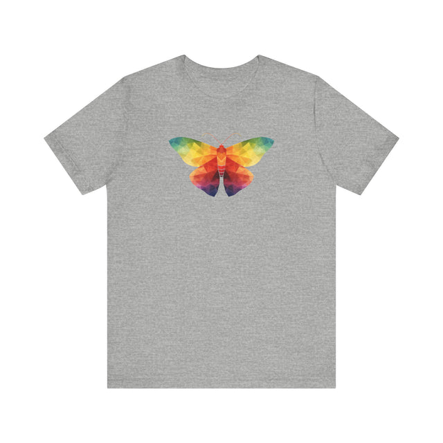 Rainbow Moth T-shirt,Pride Shirt, Pride Parade Top, LGBTQ+ Tee, Nonbinary, Gay, Lesbian, Bisexual, Trans, BGLT, LBGT, Enby, Pansexual