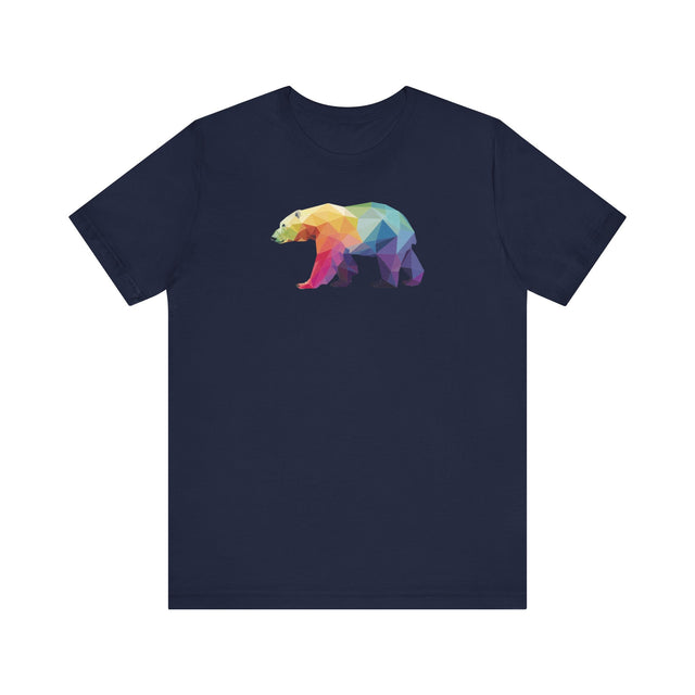 Rainbow Polar Bear T-shirt,Pride Shirt, Pride Parade Top, Rainbow Animals,LGBTQ+ Tee, Nonbinary, Gay, Lesbian, Bisexual, Trans, BGLT, LBGT, Enby, Pansexual