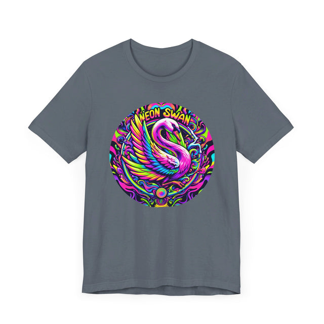 Neon Swan T-shirt, Swan Tee, Bird Lover