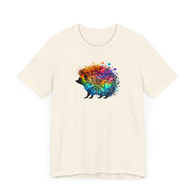 Rainbow Hedgehog Alcohol Ink T-shirt, Hedgie Lover,Pride Shirt,Animal Lover T shirt, LGBTQ+, BGLT