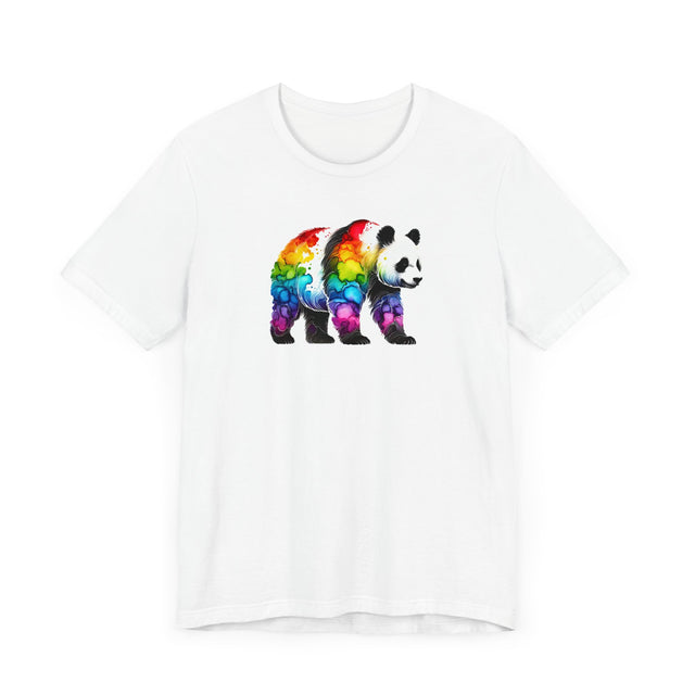 Rainbow Panda Bear Alcohol Ink T-shirt, Pride Shirt,Animal Lover T shirt, LGBTQ+, BGLT, Big Bear