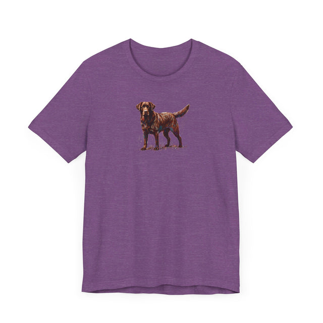 Chocolate Lab Scribble T-shirt, Labrador Retriever Shirt, Dog Lover Tee