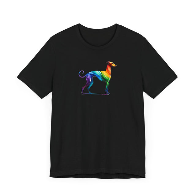 Rainbow Italian Greyhound T-shirt,Pride Shirt,Dog Lover Top,Rainbow Animals,LGBTQ+ Tee, IG gift, Iggy Owner