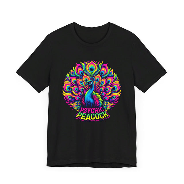 Psychic Peacock T-shirt, Peacock Tee, Bird Lover