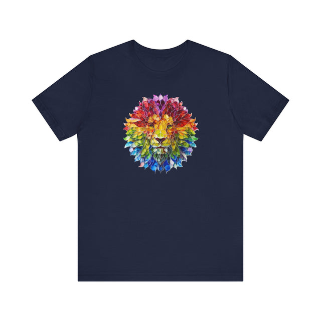 Rainbow Lion Mandala T-shirt,Pride Shirt,Big Cat Lover Top,Rainbow Animals,LGBTQ+ Tee,Queer,Gay,Lesbian,Bisexual,Trans,BGLT,LBGT