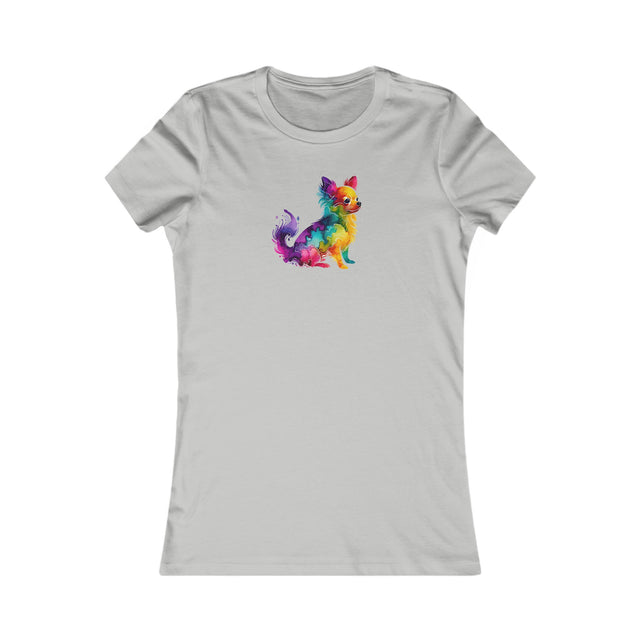 Rainbow Chihuahua T-shirt,Pride Shirt,Dog Lover Top,Rainbow Animals,LGBTQ+ Tee, Chihuahua Owner,Women's Favorite Tee